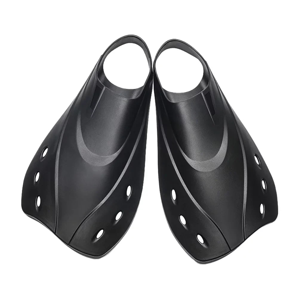 Gongxipen 1 Pair Adjustable Short Swim Fins Snorkeling Swimming Flippers for Women Men