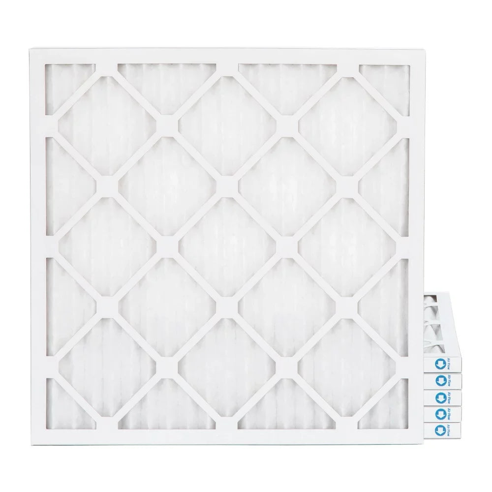 Pamlico Air 25x25x1 MERV 8 Pleated AC Furnace Air Filters. Quantity 6. (Actual Size: 24.5 x 24.5 x 0.75 Inches)
