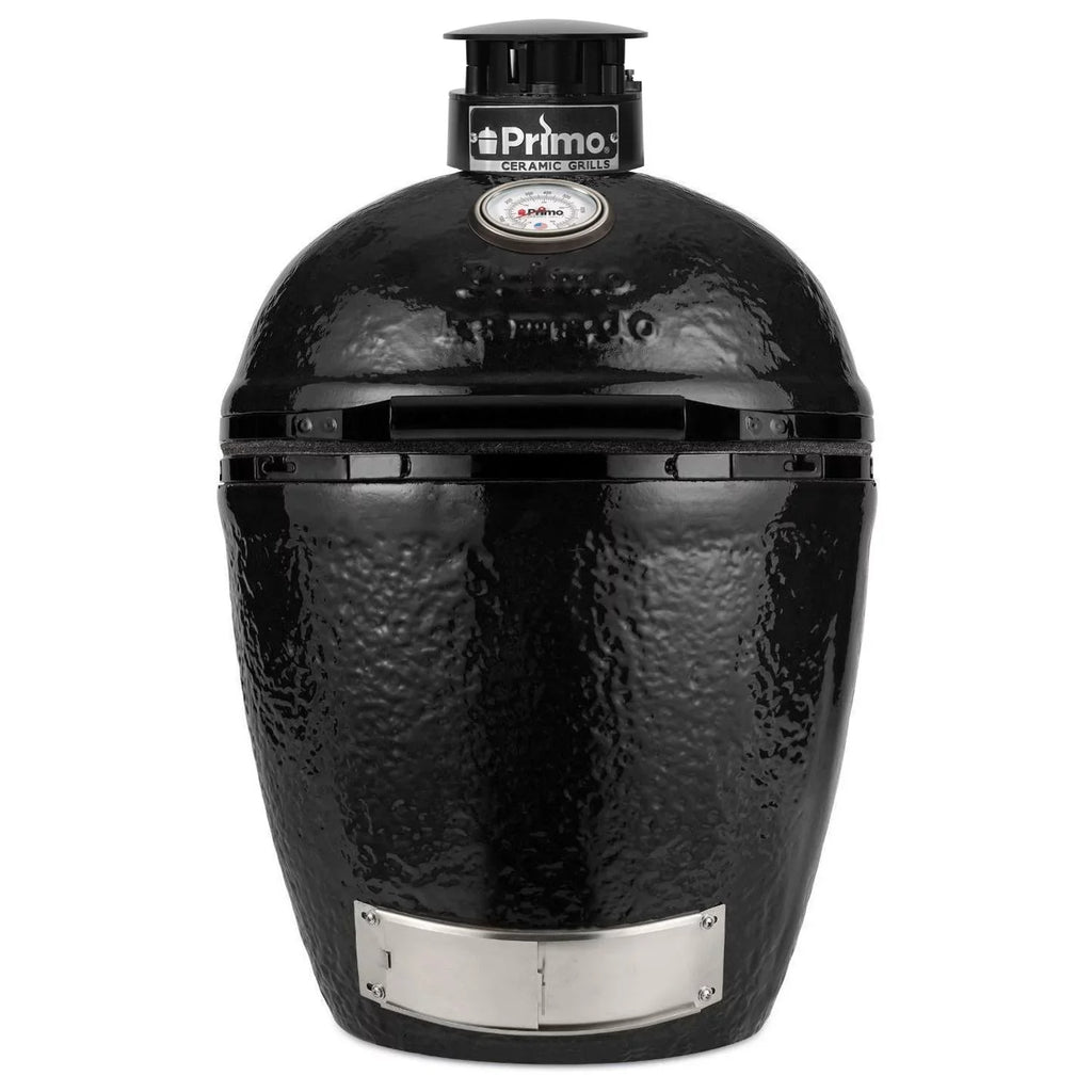Primo All-In-One Round Ceramic Kamado Grill With Cradle & Side Shelves - PGCRC (2021)