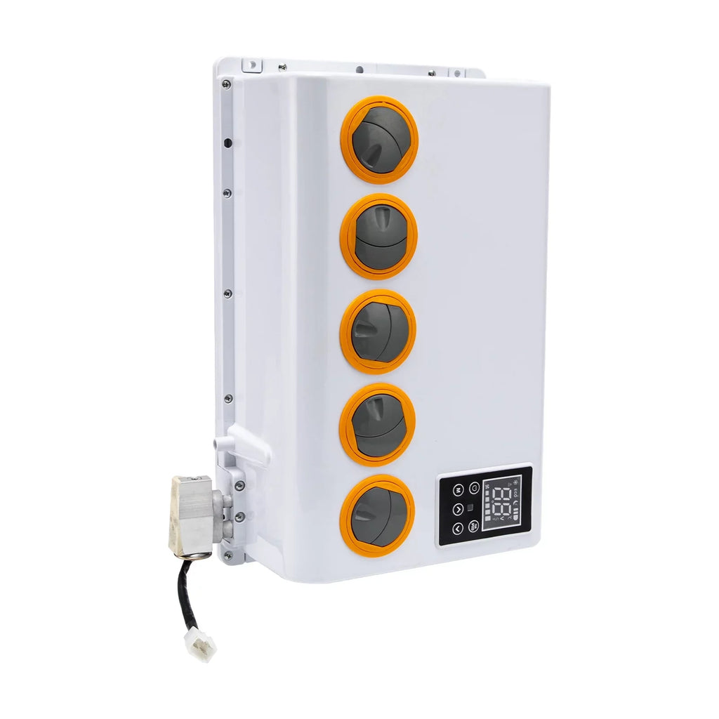 Aiqidi DC 12V Truck Cab Air Conditioner Split, Universal Truck Caravan Car RV Split AC System Unit, 800W, 6800BTU, 1000-3000RPM