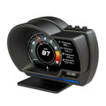 Car HUD Display, OBDⅡ+GPS Smart Gauge High Definition Speedometer Car Diagnostic Tool OBD Fault Code Elimination Safe Driving Computer Overspeed Fault Alarm for All Vehicles
