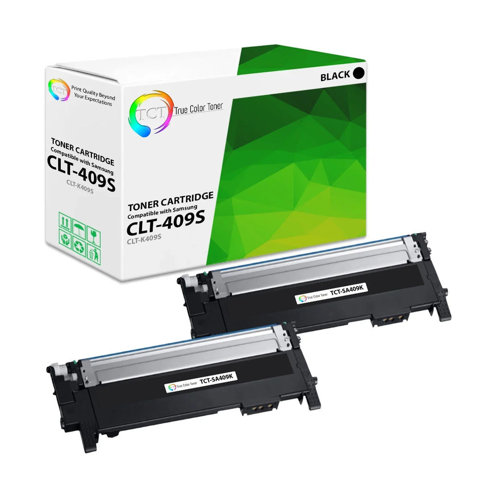 TCT Suitable Toner Cartridge Replacement for the Samsung CLT-490S Series - 2 Pack Black