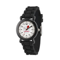 Red Balloon Boys' Black Plastic Time Teacher Watch,Black Silicone Strap, WRB000121