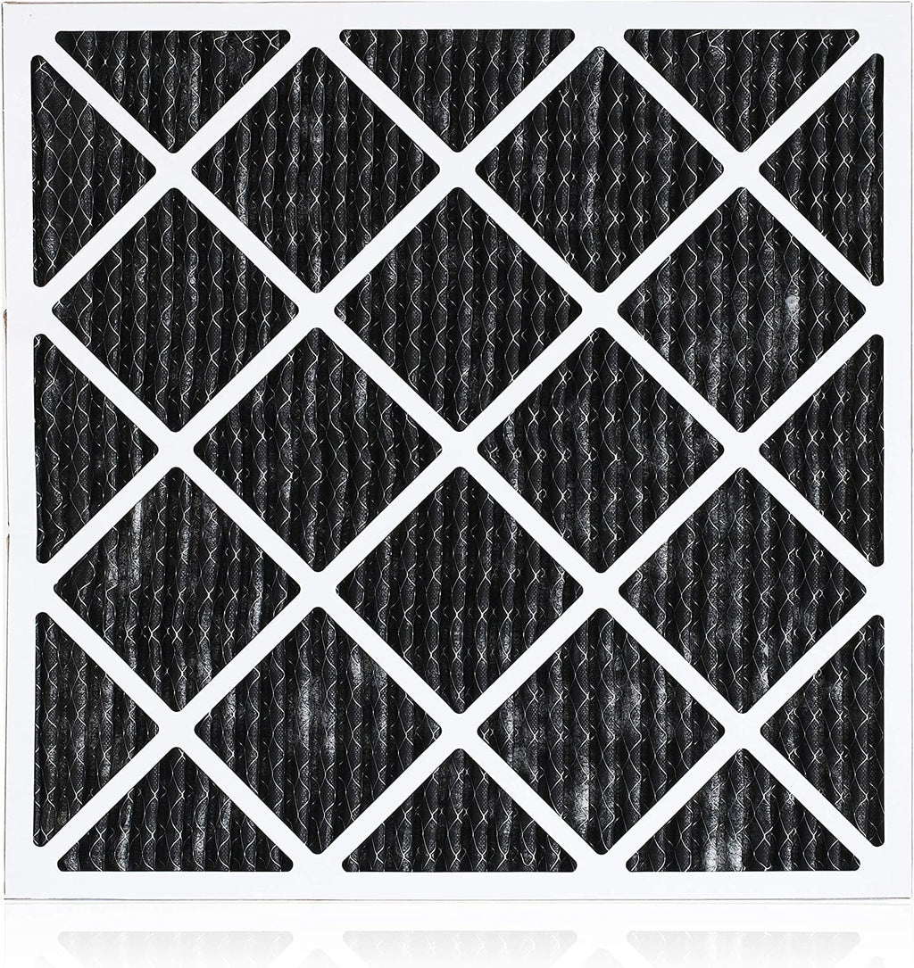 Filterbuy 16x18x1 MERV 8 Odor Eliminator Pleated HVAC AC Furnace Air Filters with Activated Carbon (6-Pack)