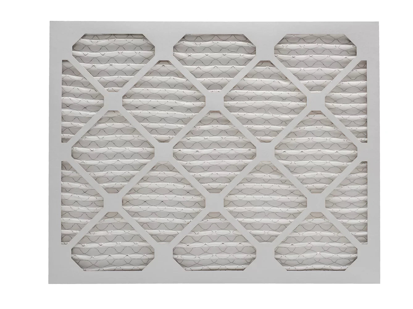 Aerostar 14x25x1 MERV 8 Pleated Air Filter, AC Furnace Air Filter, 2 Pack