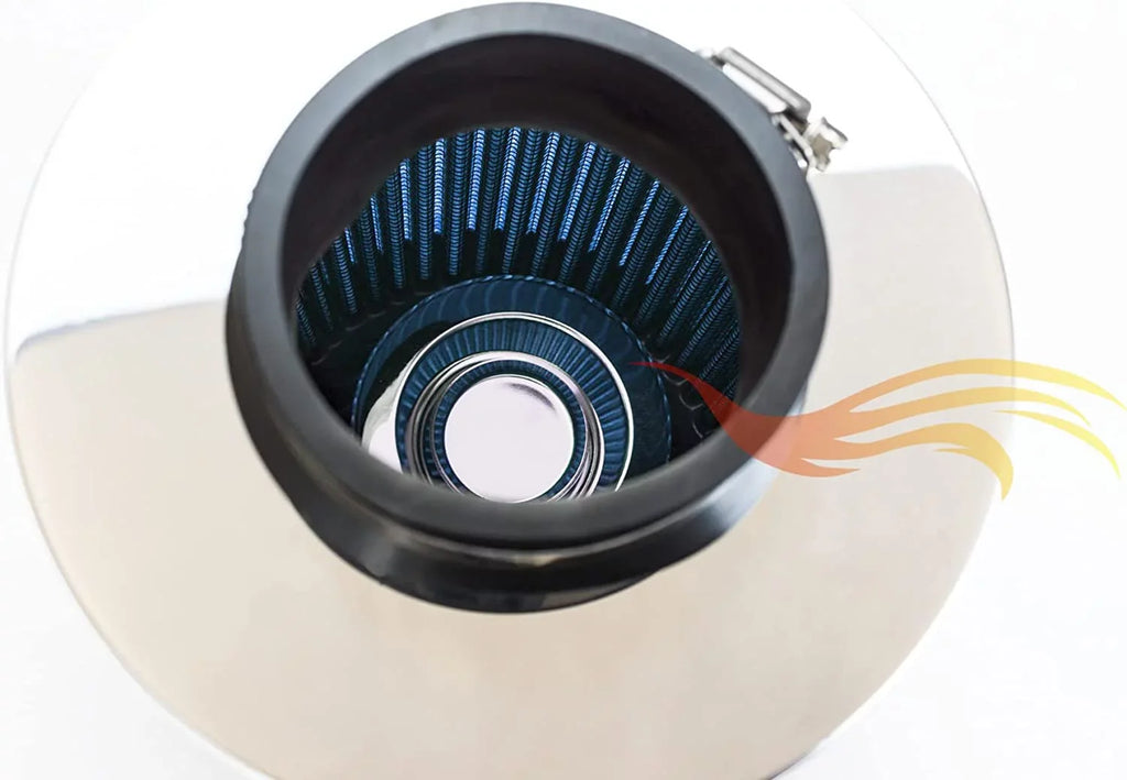 Rtunes Racing Short Ram Air Intake Kit + Filter Combo BLUE Matching For 12-15 Kia Rio / 11-13 Hyundai Accent 1.6L / 12-13 Hyundai Veloster Gdi 1.6L Engine / 11-13 Hyundai Elantra 1.8L â€¦