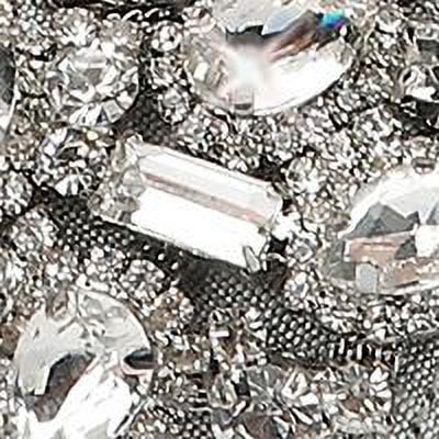 BADGLEY MISCHKA Womens Silver Toe Strap Metallic Rhinestone Round Toe Block Heel Latch Dress Sandals Shoes 7