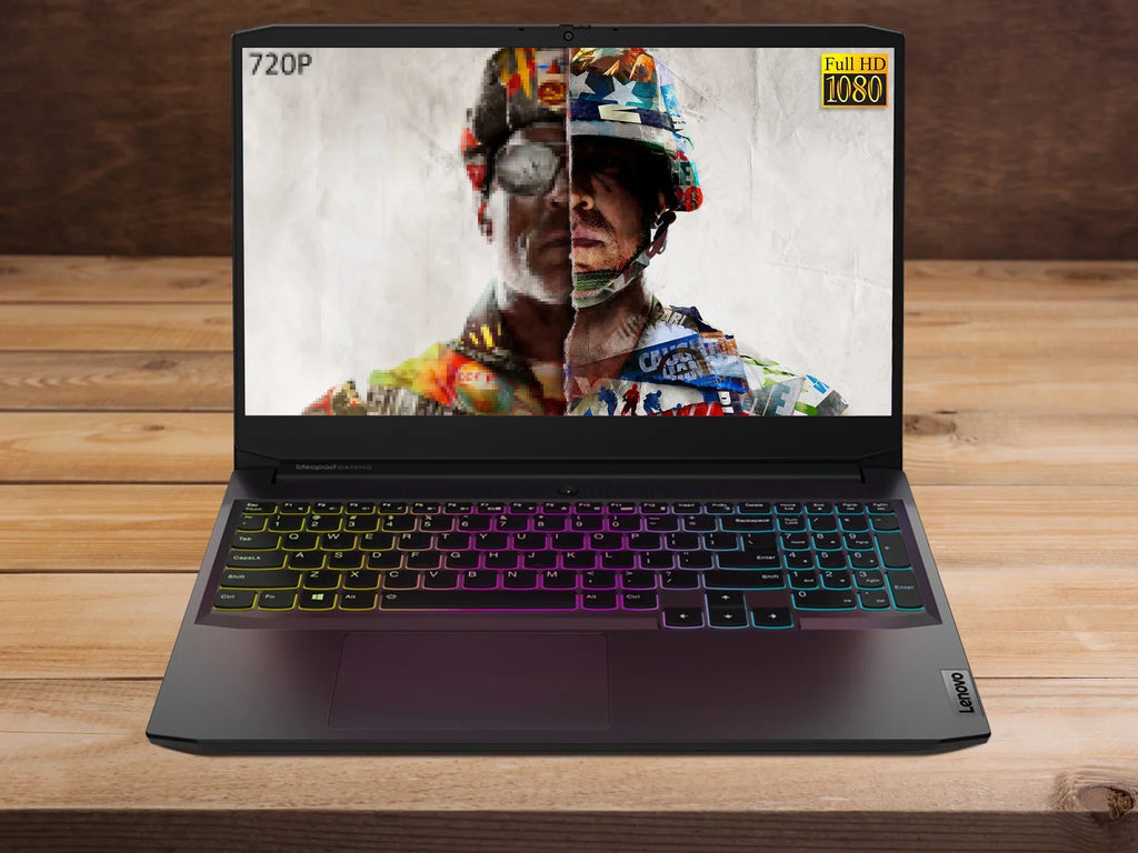 Lenovo IdeaPad 3 Gaming Laptop, 15.6" 120Hz FHD Display, AMD Ryzen 5 5600H Upto 4.2GHz, 32GB RAM, 2TB NVMe SSD, NVIDIA GeForce RTX 3050, HDMI, Wi-Fi, Bluetooth, Windows 10 Pro