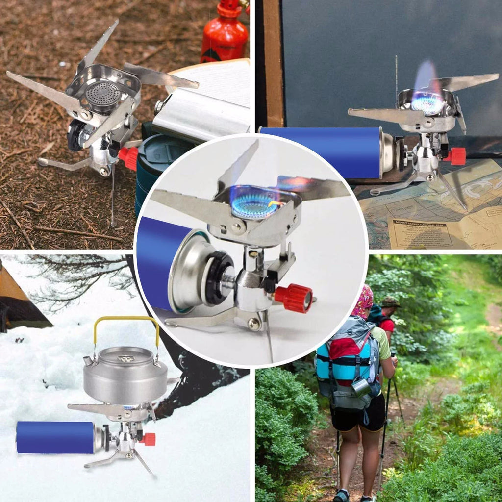 Clearance On Sale 4000w Foldable Outdoor Camping Stove Mini Picnic Camp Gas Burner Cooking Tool