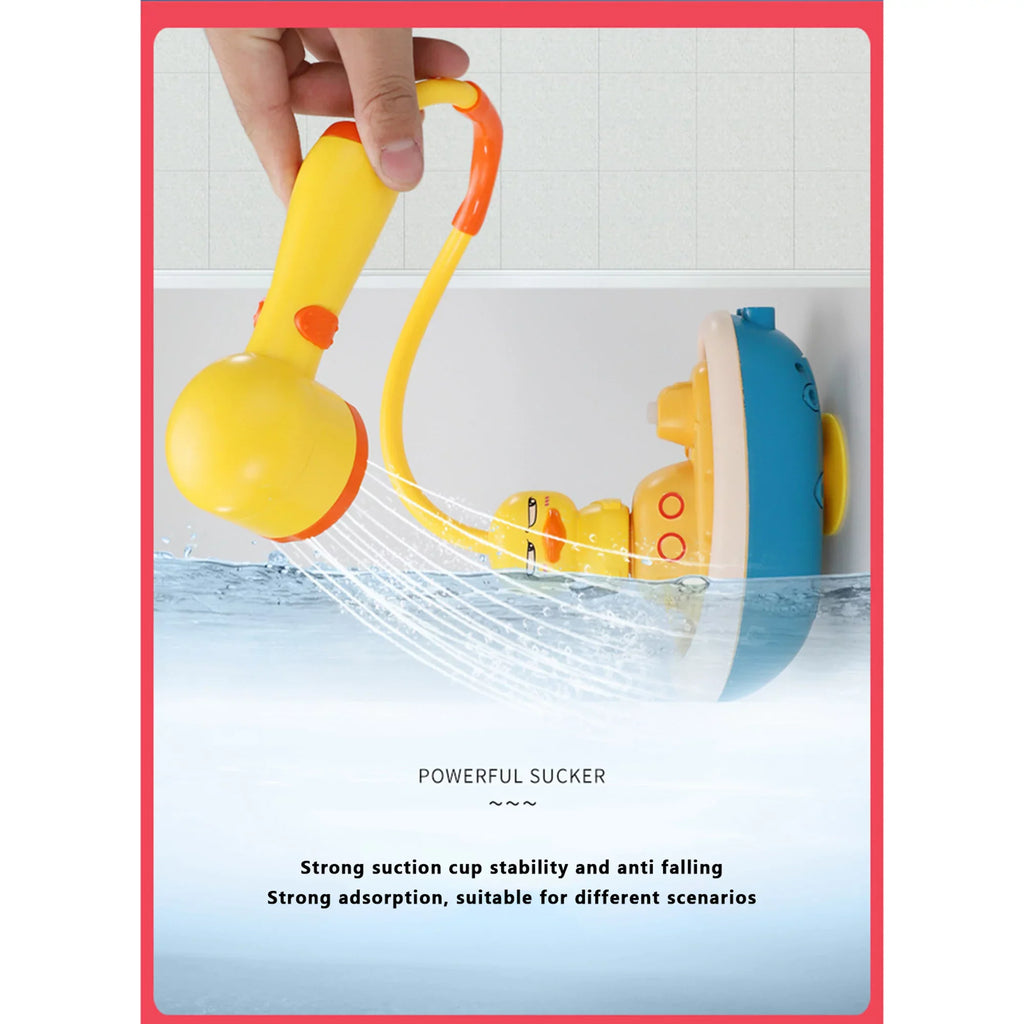 IMISSILLEB Baby Funny Bath Toys Shower Head with Spraying Duck for Kids Toddler Bathtub Water Toys Birthday Gift