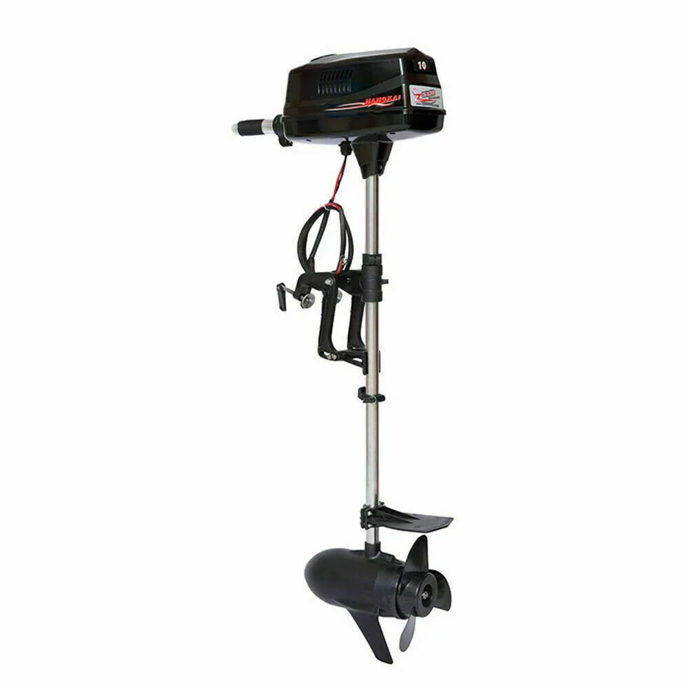 Wuzstar 60V 10HP Electric Outboard Motor Brushless Fishing Craft Engine w/Propel 2.2KW