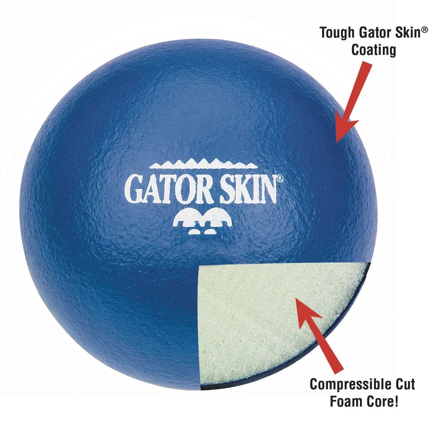 Gator Skin® Big Bounce Ball Set, 6” (Set of 6)