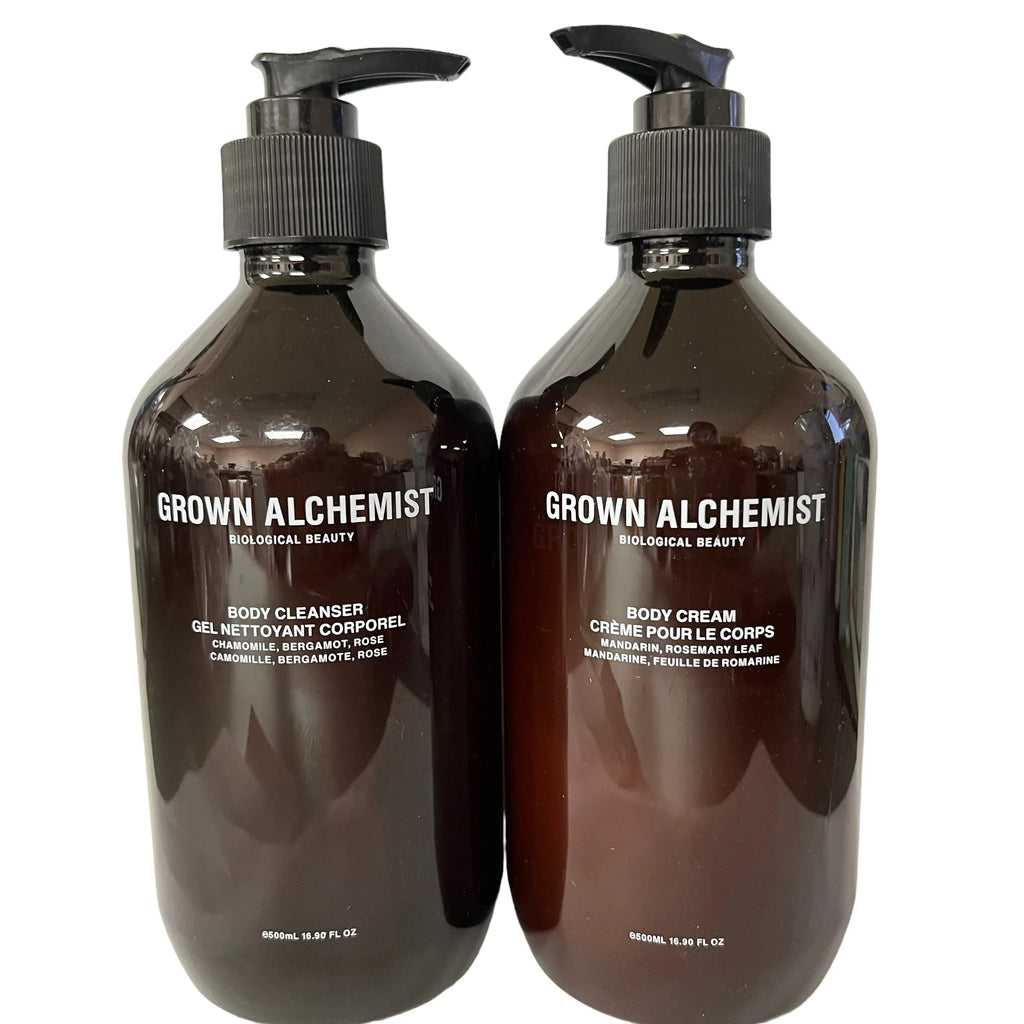 Grown Alchemist Body Cleanser & Body Cream Bundle 500ml / 16.9oz