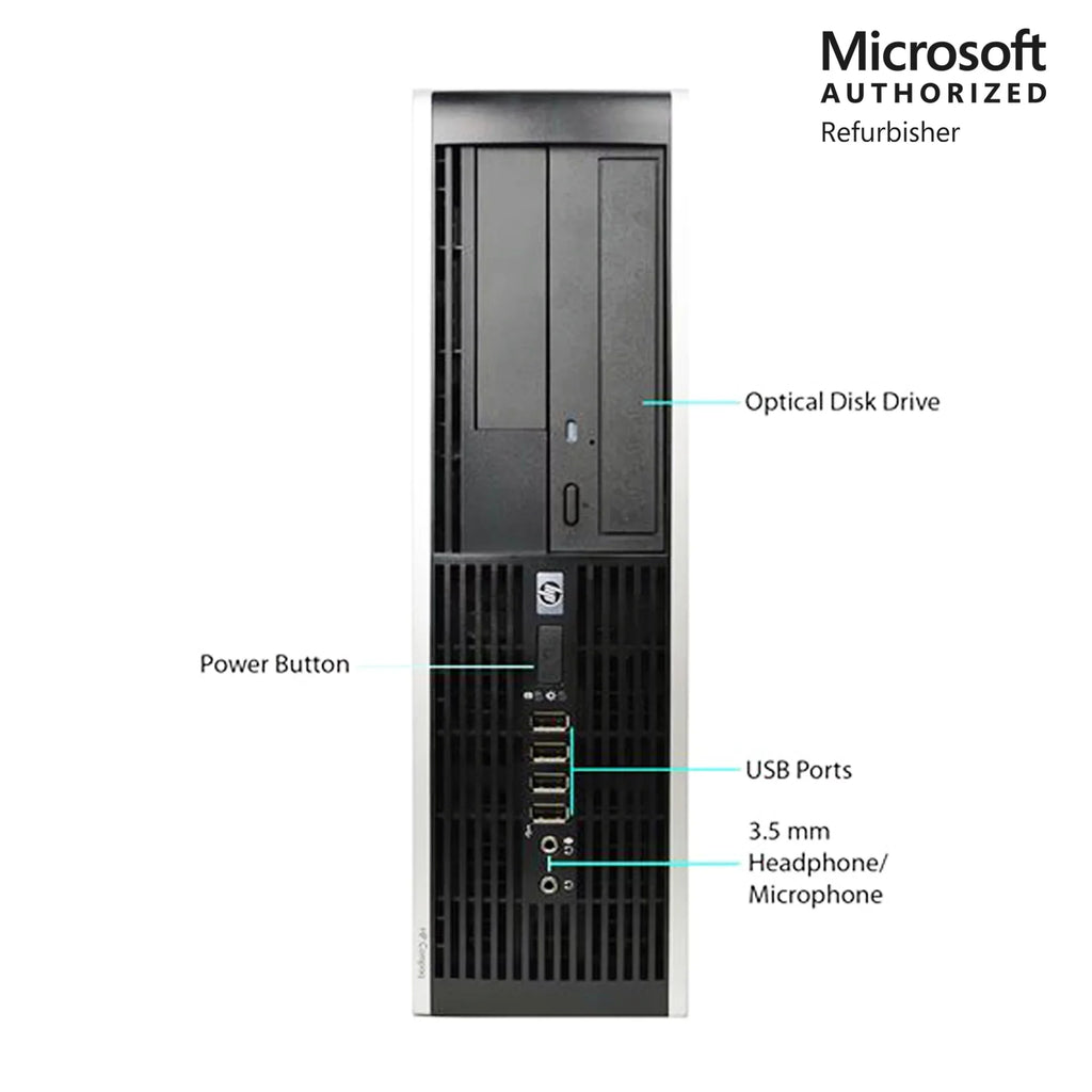 Hp Elite 8100 SFF Core i5 3.2Ghz 4GB 500Gb SSD WiFi Windows 10 Home Desktop Computer - 1 Year Warranty