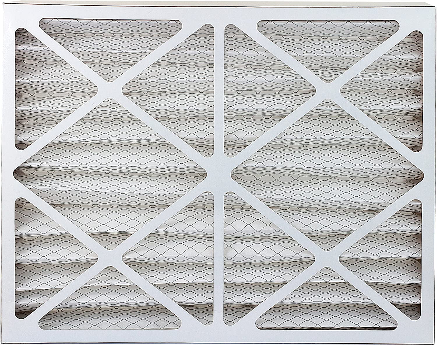Filterbuy 20x25x4 MERV 8 Pleated HVAC AC Furnace Air Filters (6-Pack)