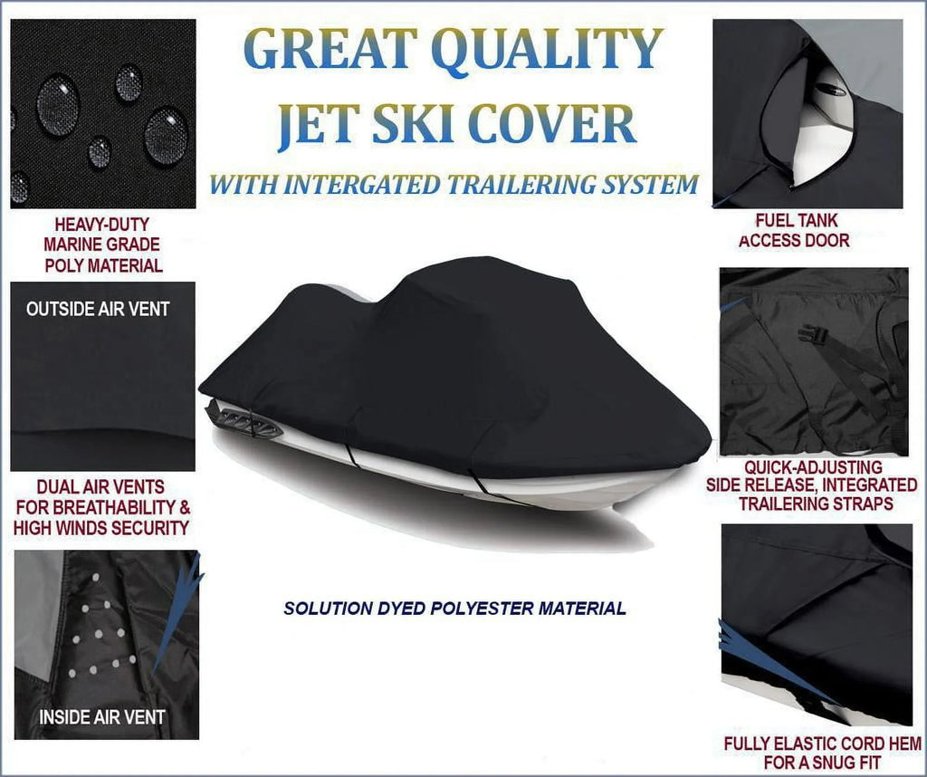BLACK PWC 600D JET SKI Protection Fitting for Yamaha Wave Runner FX Base 2006 2007 2008 2009 2010