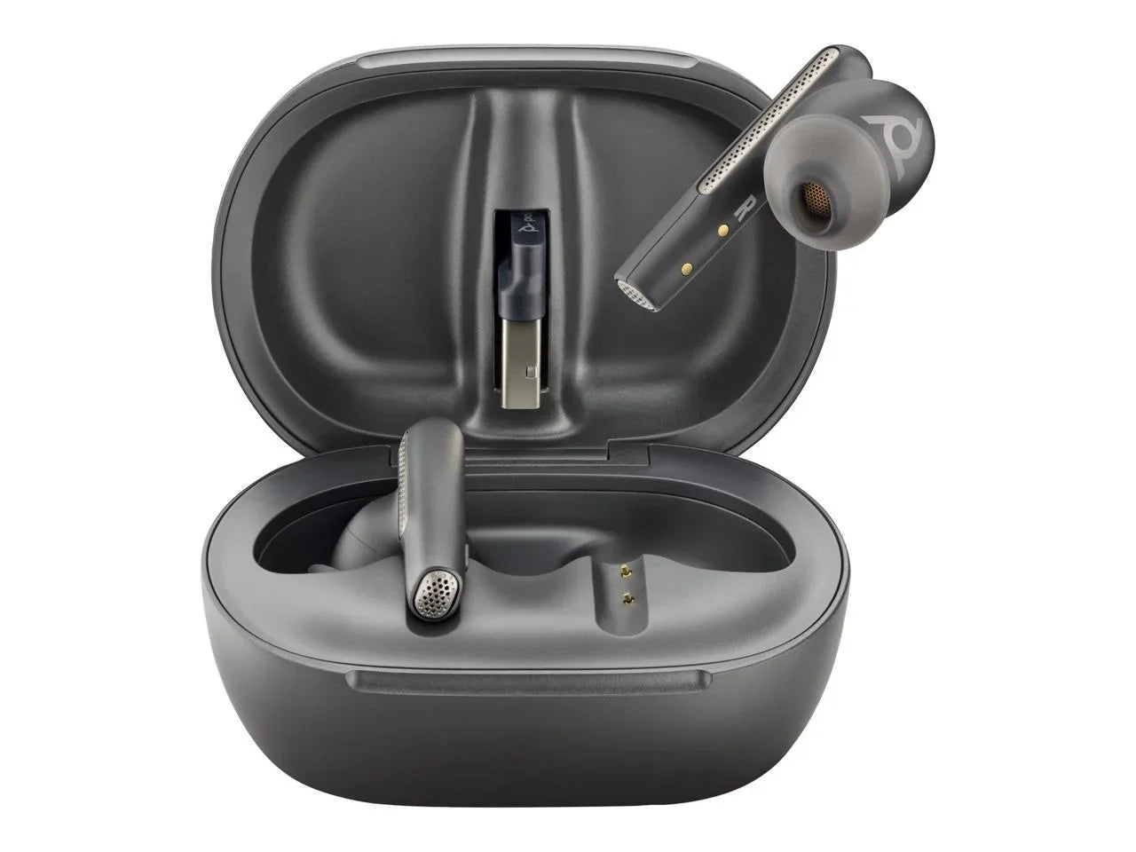 Poly Voyager 4245 Office Headset - Mono - Wireless - Bluetooth - 328 ft - 20 Hz - 20 kHz - On-ear - Monaural - Supra-aural - Noise Cancelling Microphone
