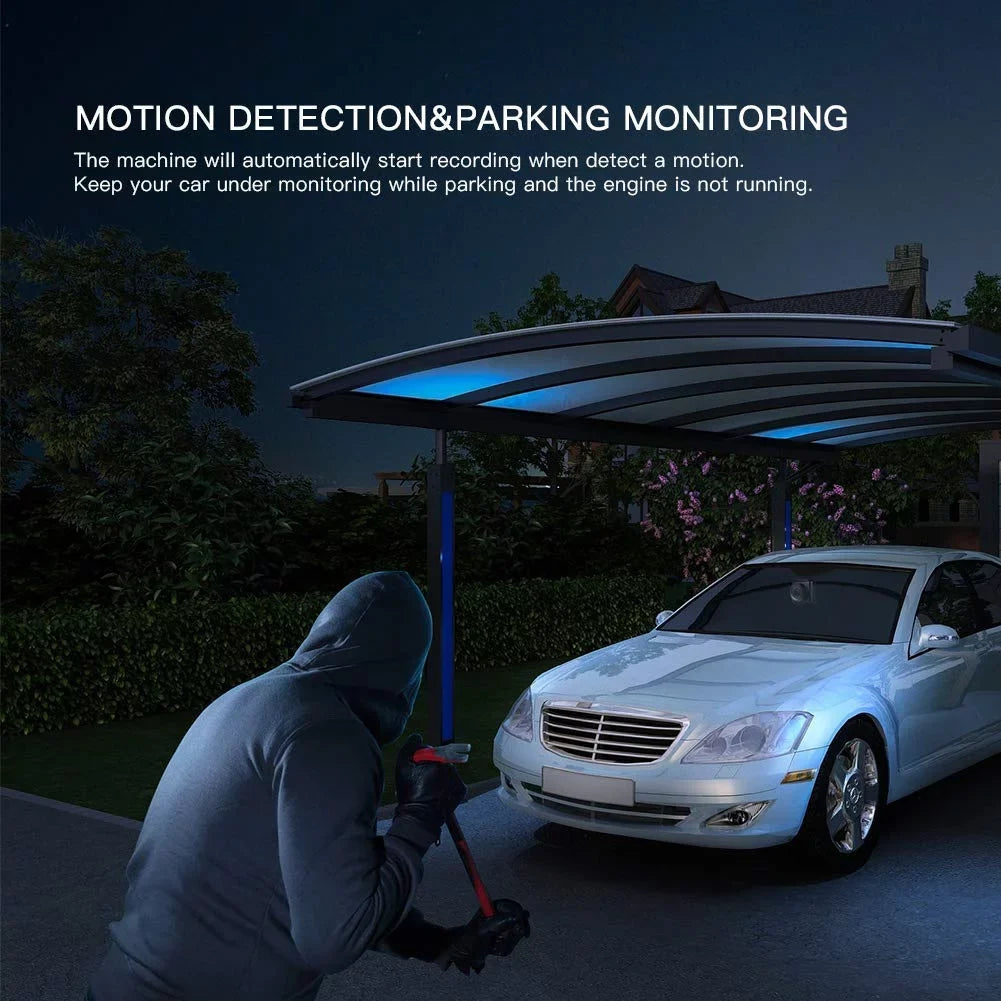 APEMAN Dash Cam 1080P Full HD Mini Car Driving Recorder 170° Wide Angle, Motion Detection, G-Sensor, Loop Recording, Night Vision
