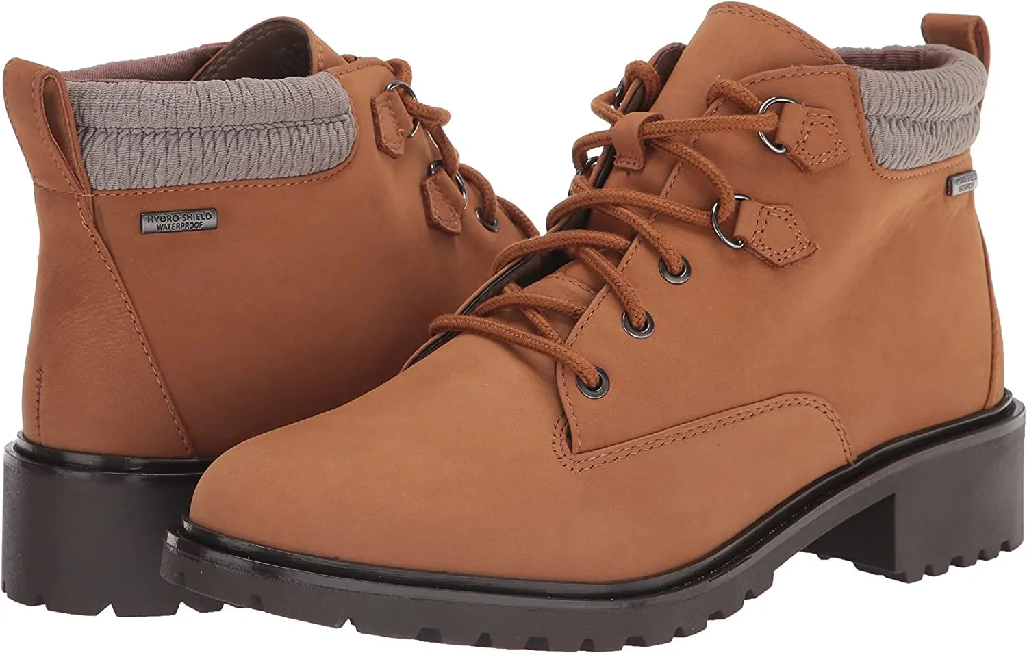 Rockport Womens Ryleigh Hiker Waterproof Hiking Boot 5 Wide Cashew Wp