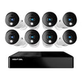 Night Owl BTD2818LSA BTD2 Series Bluetooth 8 Channel 1080p DVR & 8 x 1080p Light Cameras with Audio