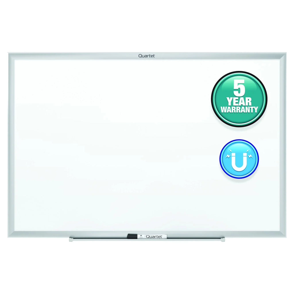 Quartet Classic Nano-Clean Magnetic Dry-Erase Board, 36" x 24" (3' x 2'), Silver Aluminum Frame